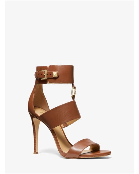 michael kors amos sandal|Amos Leather Sandal .